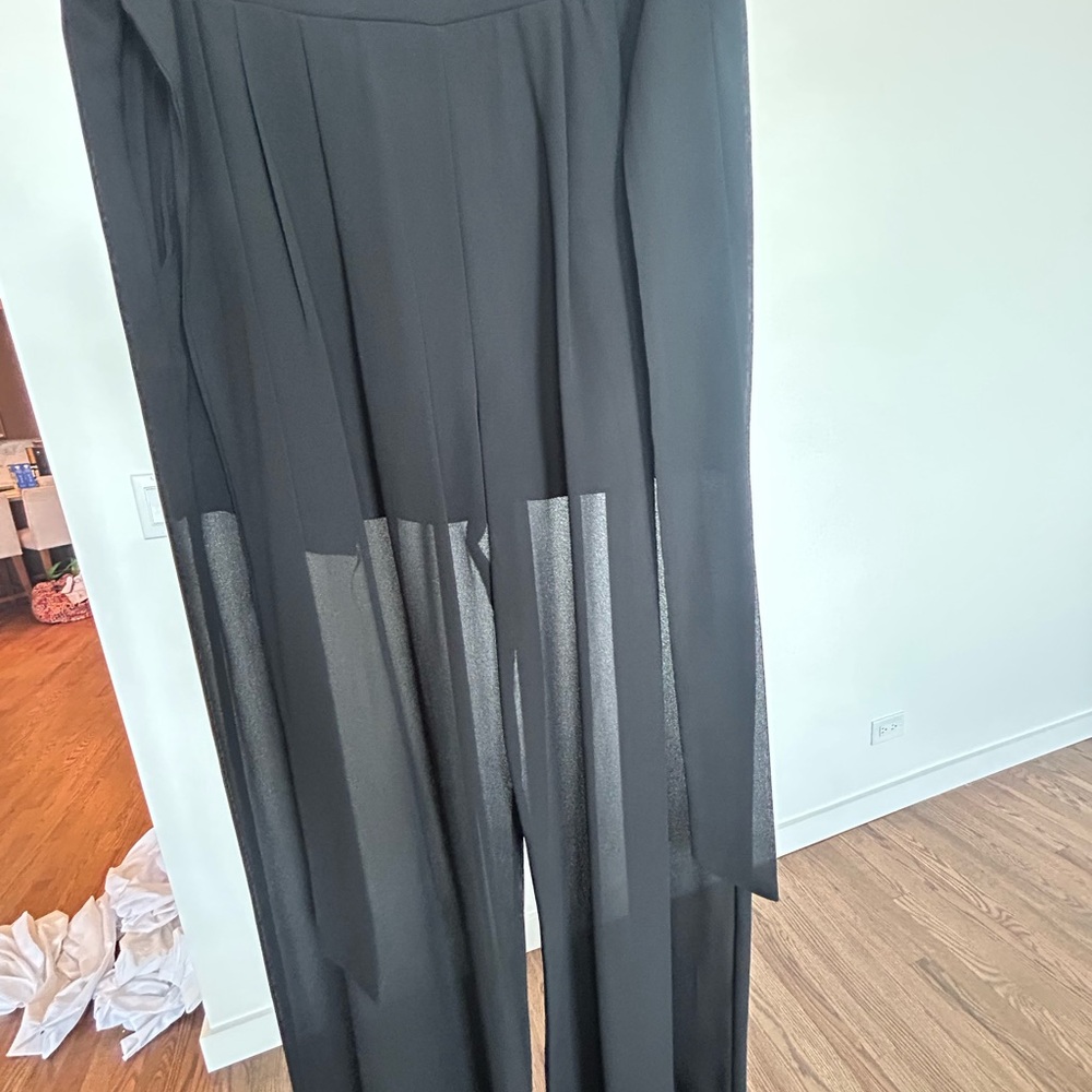 Source Unknown Black Wide Leg Pants